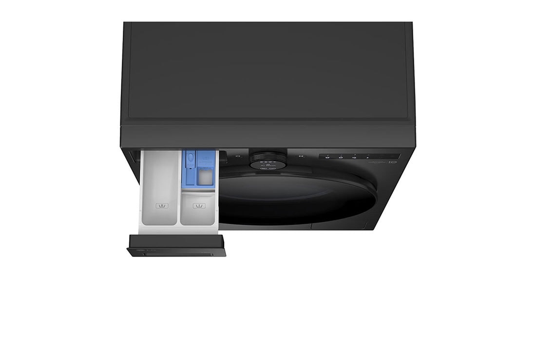 LG 9 kg Vaskemaskin(Essence Black) - Energiklasse A, LCD-panel, Auto Dose, TurboWash360™, AI DD™, Smart Diagnosis™ med Wi-Fi, F4X7509TBB, thumbnail 12