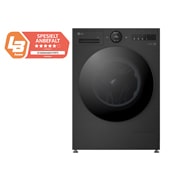 LG 9 kg Vaskemaskin(Essence Black) - Energiklasse A, LCD-panel, Auto Dose, TurboWash360™, AI DD™, Smart Diagnosis™ med Wi-Fi, Front view, F4X7509TBB, thumbnail 1