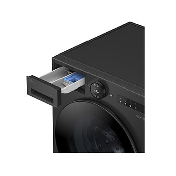 LG 9 kg Vaskemaskin(Essence Black) - Energiklasse A, LCD-panel, Auto Dose, TurboWash360™, AI DD™, Smart Diagnosis™ med Wi-Fi, F4X7509TBB, thumbnail 11