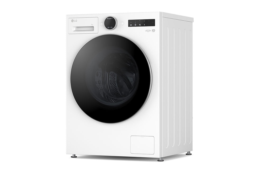 LG 9 kg Vaskemaskin(Essence White) - Energiklasse A, LCD-vred, TurboWash360™, AI DD™, Smart Diagnosis™ med Wi-Fi, F4X7009TWS, thumbnail 4