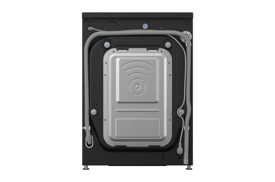 LG 13 kg Vaskemaskin(Essence Black) - Energiklasse A, LCD-panel, Auto Dose, TurboWash360™, AI DD™, Smart Diagnosis™ med Wi-Fi, rear view, F4X7513TBB, thumbnail 16