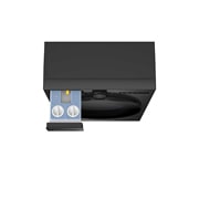 LG 13 kg Vaskemaskin(Essence Black) - Energiklasse A, LCD-panel, Auto Dose, TurboWash360™, AI DD™, Smart Diagnosis™ med Wi-Fi, top view, F4X7513TBB, thumbnail 13