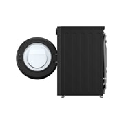 LG 13 kg Vaskemaskin(Essence Black) - Energiklasse A, LCD-panel, Auto Dose, TurboWash360™, AI DD™, Smart Diagnosis™ med Wi-Fi, side open view, F4X7513TBB, thumbnail 15