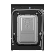LG 13 kg Vaskemaskin(Essence Black) - Energiklasse A, LCD-panel, Auto Dose, TurboWash360™, AI DD™, Smart Diagnosis™ med Wi-Fi, rear view, F4X7513TBB, thumbnail 16
