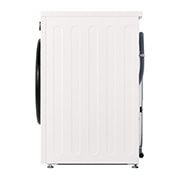 LG 8 kg / 5 kg Kombinert vaskemaskin/tørketrommel(Essence White) - Steam, Energiklasse A/E, 6 Motion DD™, Smart Diagnosis™ med Wi-Fi, side view, W4X1085NWB, thumbnail 12