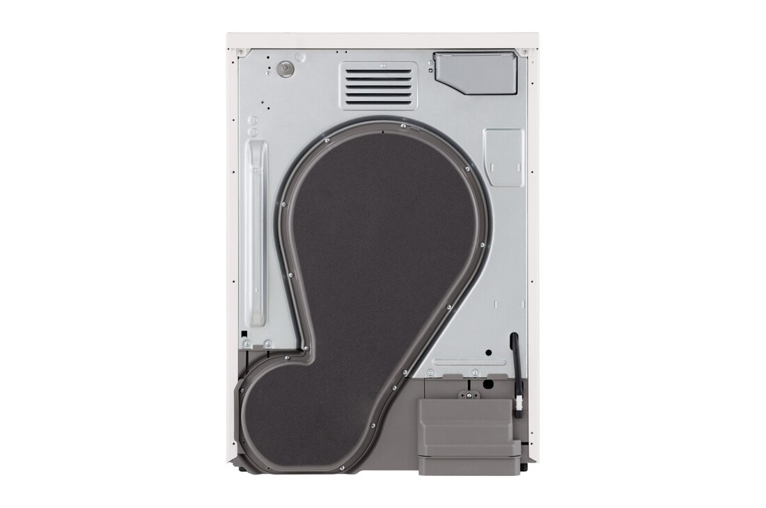 LG 9 kg Tørketrommel (Essence White) - Energiklasse C/A+++, Heat Pump og Smart Diagnosis™ med Wi-Fi, Rear View, RHX1009NWH, thumbnail 14