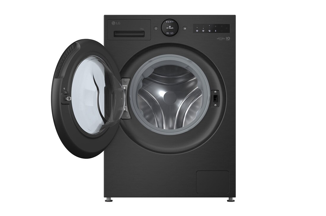 LG 13 kg Vaskemaskin(Essence Black) - Energiklasse A, LCD-panel, TurboWash360™, AI DD™, Smart Diagnosis™ med Wi-Fi, F4X7013TBB, thumbnail 3