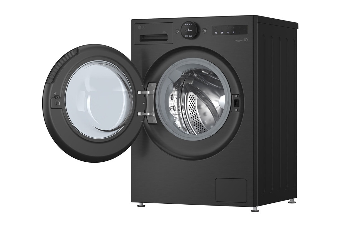 LG 13 kg Vaskemaskin(Essence Black) - Energiklasse A, LCD-panel, TurboWash360™, AI DD™, Smart Diagnosis™ med Wi-Fi, F4X7013TBB, thumbnail 5