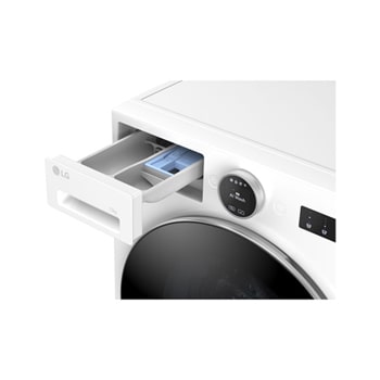LG 13 kg Vaskemaskin(Essence White) - Energiklasse A, LCD-panel, TurboWash360™, AI DD™, Smart Diagnosis™ med Wi-Fi, display, F4X7013TWS, thumbnail 4