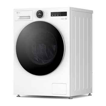 LG 13 kg Vaskemaskin(Essence White) - Energiklasse A, LCD-panel, TurboWash360™, AI DD™, Smart Diagnosis™ med Wi-Fi, perspective view, F4X7013TWS, thumbnail 6