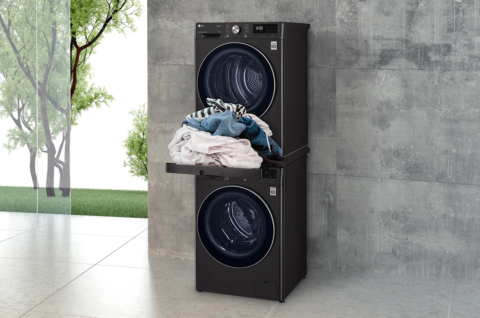 Praktisk hylle for enkel fjerning av last