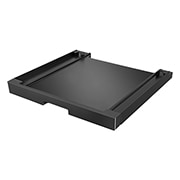 LG Uttrekkbar hylle for stabling av F4X7/RHX7 vaskemaskin og tørketrommel - Essence Black , side view, DK2B, thumbnail 3