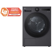 LG 9 kg Tørketrommel (Essence Black) - Energiklasse A+++, LCD-panel, DUAL Inverter Heat Pump™ og Smart Diagnosis™ med Wi-Fi, 9 kg Tørketrommel (Essence Black) - Energiklasse A+++, LCD-panel, DUAL Inverter Heat Pump™ og Smart Diagnosis™ med Wi-Fi, RHX7010TBB, thumbnail 1