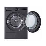 LG 9 kg Tørketrommel (Essence Black) - Energiklasse A+++, LCD-panel, DUAL Inverter Heat Pump™ og Smart Diagnosis™ med Wi-Fi, 9 kg Tørketrommel (Essence Black) - Energiklasse A+++, LCD-panel, DUAL Inverter Heat Pump™ og Smart Diagnosis™ med Wi-Fi, RHX7010TBB, thumbnail 2