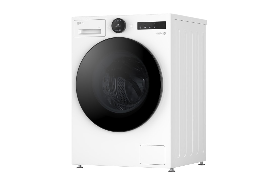 LG 11 kg Vaskemaskin(Essence White) - Energiklasse A, LCD-panel, TurboWash360™, AI DD™, Smart Diagnosis™ med Wi-Fi, 11 kg Vaskemaskin(Essence White) - Energiklasse A, LCD-panel, TurboWash360™, AI DD™, Smart Diagnosis™ med Wi-Fi, F4X7011TWB, thumbnail 3