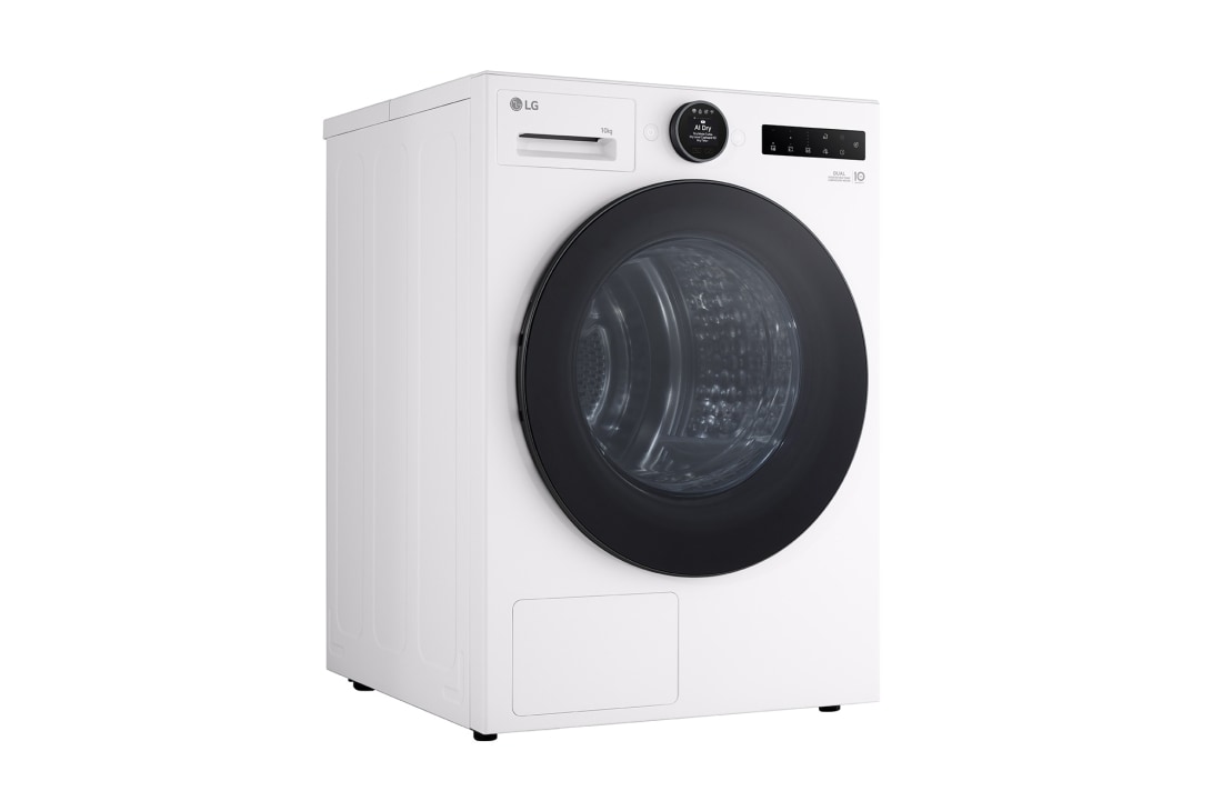 LG 10 kg Tørketrommel (Essence White) - Energiklasse C, LCD-panel, DUAL Inverter Heat Pump™ og Smart Diagnosis™ med Wi-Fi, 10 kg Tørketrommel (Essence White) - Energiklasse C, LCD-panel, DUAL Inverter Heat Pump™ og Smart Diagnosis™ med Wi-Fi, RHX7010TWB, thumbnail 6