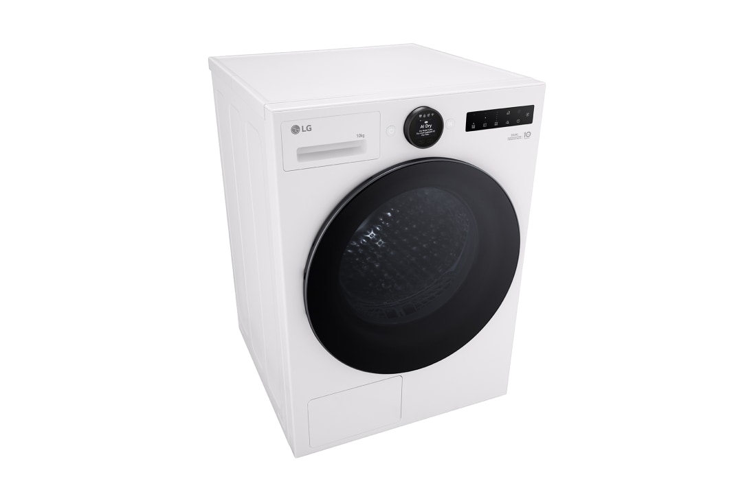 LG 10 kg Tørketrommel (Essence White) - Energiklasse C, LCD-panel, DUAL Inverter Heat Pump™ og Smart Diagnosis™ med Wi-Fi, 10 kg Tørketrommel (Essence White) - Energiklasse C, LCD-panel, DUAL Inverter Heat Pump™ og Smart Diagnosis™ med Wi-Fi, RHX7010TWB, thumbnail 7