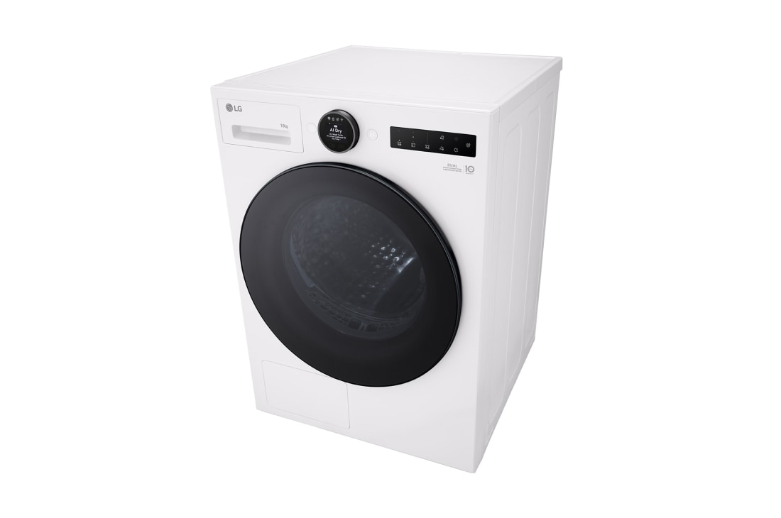 LG 10 kg Tørketrommel (Essence White) - Energiklasse C, LCD-panel, DUAL Inverter Heat Pump™ og Smart Diagnosis™ med Wi-Fi, 10 kg Tørketrommel (Essence White) - Energiklasse C, LCD-panel, DUAL Inverter Heat Pump™ og Smart Diagnosis™ med Wi-Fi, RHX7010TWB, thumbnail 9
