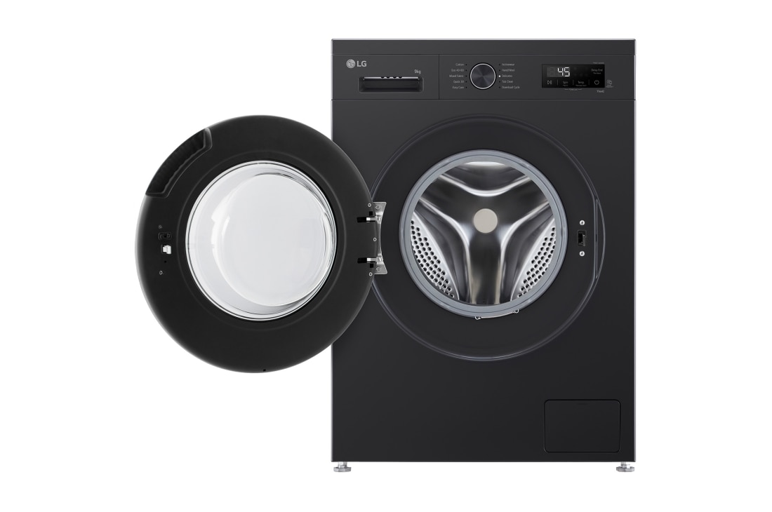 LG 9 kg Vaskemaskin (Essence Black) | Steam, Energiklasse A, 6 Motion DD, Smart Diagnosis™ med Wi-Fi, LG 9 kg Vaskemaskin (Essence Black) | Steam, Energiklasse A, 6 Motion DD, Smart Diagnosis™ med Wi-Fi, F4X1009NNK, thumbnail 2