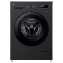 LG 9 kg Vaskemaskin (Essence Black) | Steam, Energiklasse A, 6 Motion DD, Smart Diagnosis™ med Wi-Fi