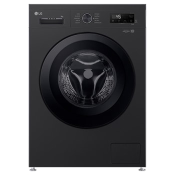 LG 9 kg Vaskemaskin (Essence Black) | Steam, Energiklasse A, 6 Motion DD, Smart Diagnosis™ med Wi-Fi