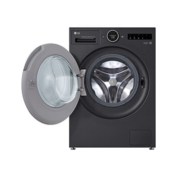 LG 11kg/6kg Kombineret vaskemaskine/tørretumbler (Sort) | Energiklasse A/A, Steam+™, AI Wash™ 2.0, TurboWash™, Smart Diagnosis™ med Wi-Fi, Denne nye kombinerte vaskemaskinen/tørketrommelen fra LG har 11 kg vask og 6 kg tørk, beste energiklasse A/A, AI Wash 2.0, automatisk kondensrengjøring og Steam+ – klesvask på neste nivå., WHX9516TBC, thumbnail 2
