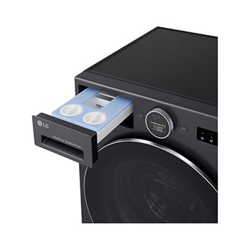 LG 11kg/6kg Kombineret vaskemaskine/tørretumbler (Sort) | Energiklasse A/A, Steam+™, AI Wash™ 2.0, TurboWash™, Smart Diagnosis™ med Wi-Fi, Denne nye kombinerte vaskemaskinen/tørketrommelen fra LG har 11 kg vask og 6 kg tørk, beste energiklasse A/A, AI Wash 2.0, automatisk kondensrengjøring og Steam+ – klesvask på neste nivå., WHX9516TBC, thumbnail 5