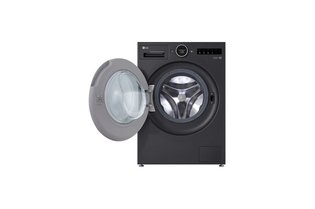 LG 11kg/6kg Kombineret vaskemaskine/tørretumbler (Sort) | Energiklasse A/A, Steam+™, AI Wash™ 2.0, TurboWash™, Smart Diagnosis™ med Wi-Fi, Denne nye kombinerte vaskemaskinen/tørketrommelen fra LG har 11 kg vask og 6 kg tørk, beste energiklasse A/A, AI Wash 2.0, automatisk kondensrengjøring og Steam+ – klesvask på neste nivå., WHX9516TBC, thumbnail 2