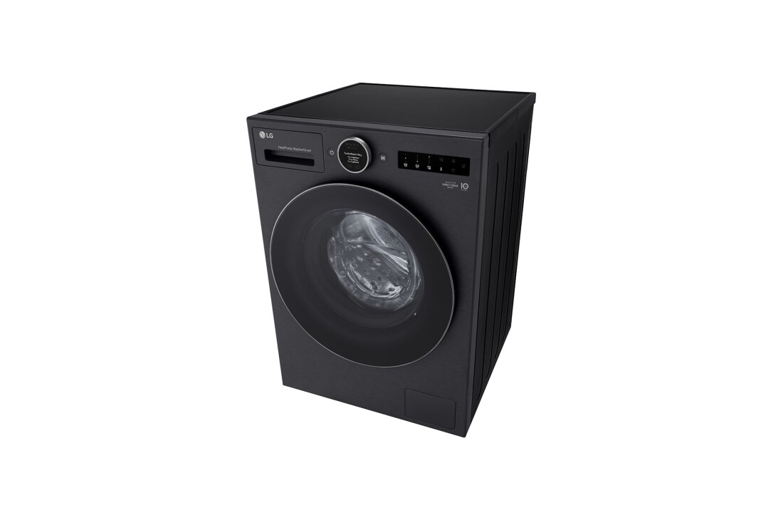 LG 11kg/6kg Kombineret vaskemaskine/tørretumbler (Sort) | Energiklasse A/A, Steam+™, AI Wash™ 2.0, TurboWash™, Smart Diagnosis™ med Wi-Fi, Denne nye kombinerte vaskemaskinen/tørketrommelen fra LG har 11 kg vask og 6 kg tørk, beste energiklasse A/A, AI Wash 2.0, automatisk kondensrengjøring og Steam+ – klesvask på neste nivå., WHX9516TBC, thumbnail 9