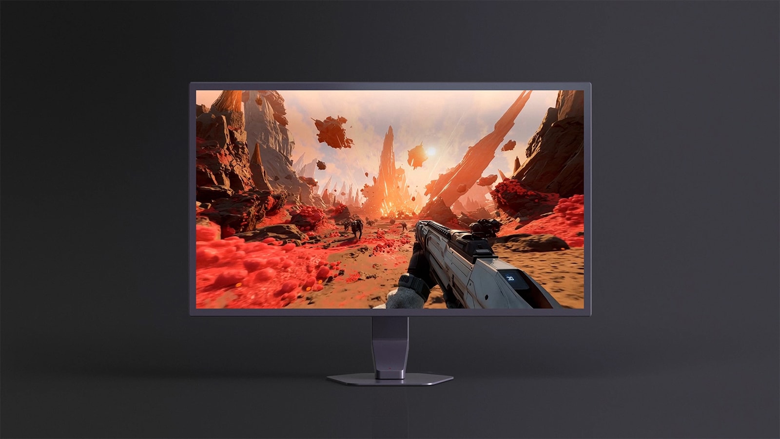 UltraGear G5 spillskjerm (25G590B) designet for konkurransedyktig esport med et minimalistisk stativ