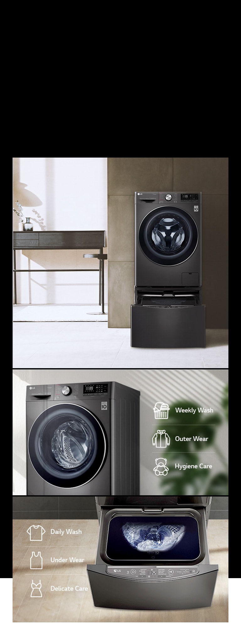 Available with TWINWash™ Mini