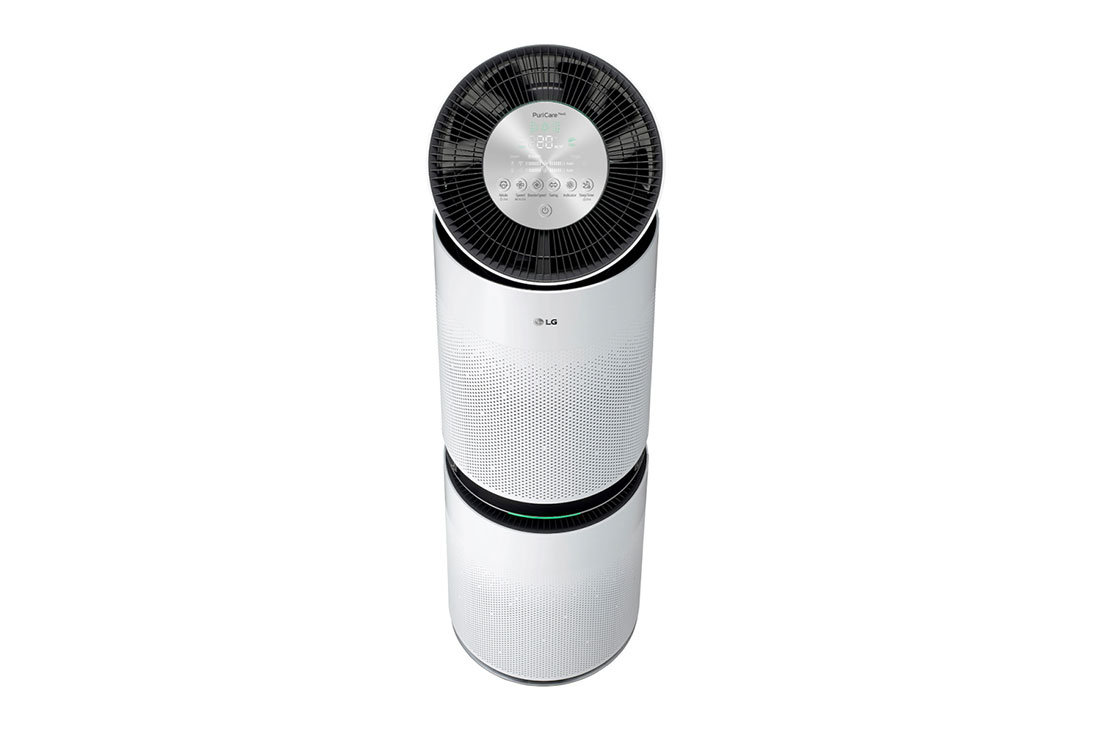 LG PuriCare™ Air Purifier(HEPA), Top overview-Clean Booster open, AS10GDWH0, thumbnail 7