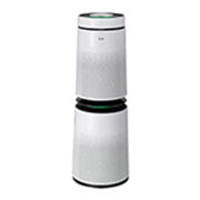 LG PuriCare™ Air Purifier(HEPA), Front Clean Booster closed view, AS10GDWH0, thumbnail 2