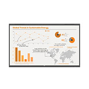 LG CreateBoard Pro, front view with infill, 75TR3PN-B, thumbnail 1