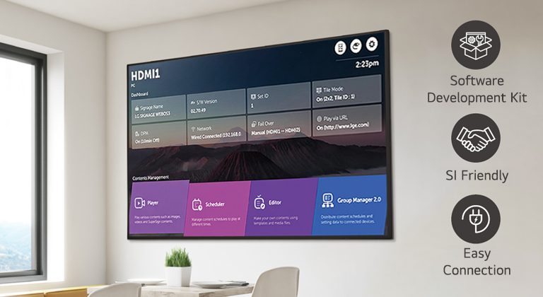 A number of tasks can be done at the same time with the intuitive UI.