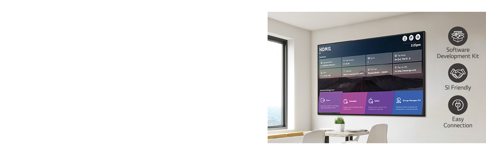 A number of tasks can be done at the same time with the intuitive UI.