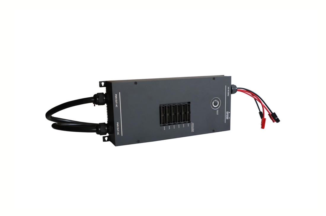 LG Flexible LED Display, close-up view of stand, LCCM025-GN, thumbnail 9