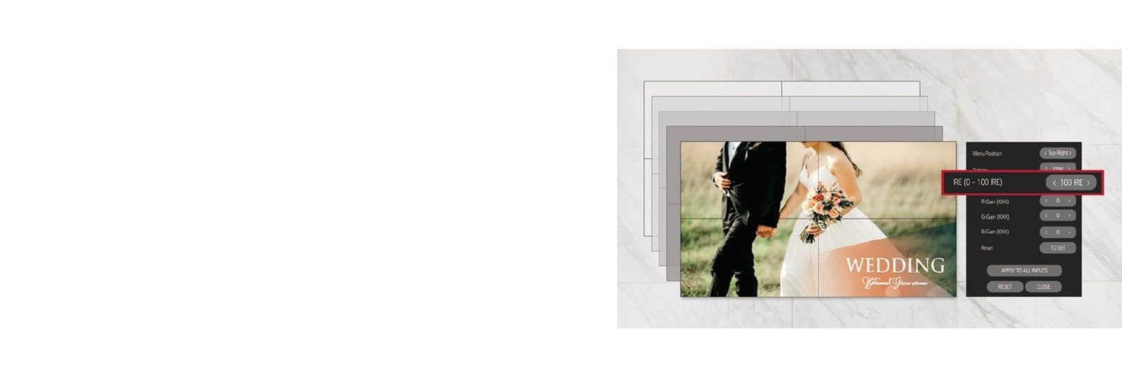 VH7J-H can be more accurately adjust white balance.