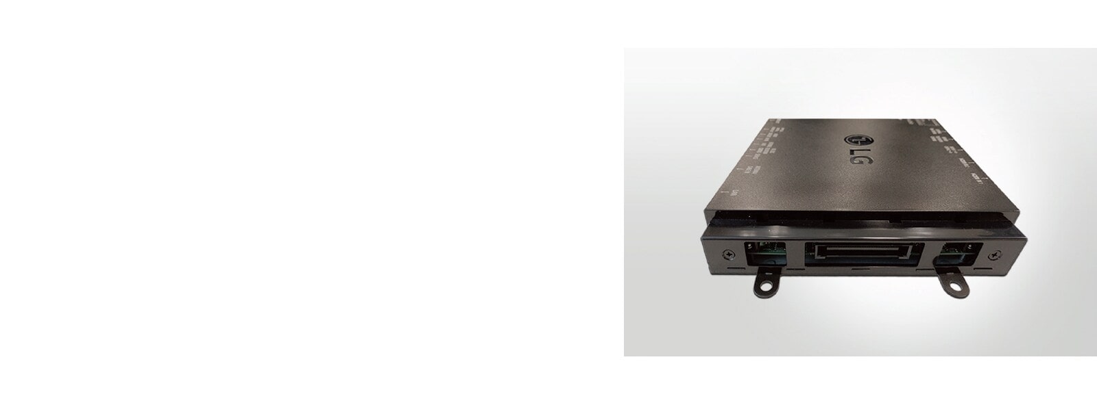 STB-6500 has side connector that can extend additional 3rd party external modules.