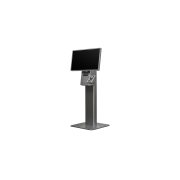LG Kiosk, -45 degree side view with tactile keypad (Landscape mode, Floor Stand), 27KC3P-M, thumbnail 8