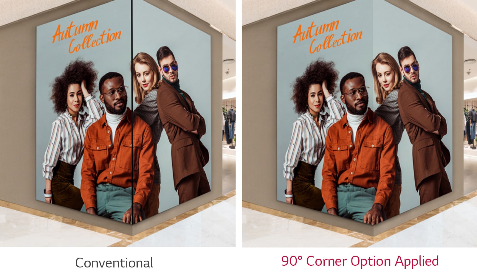 90° Corner Design Available