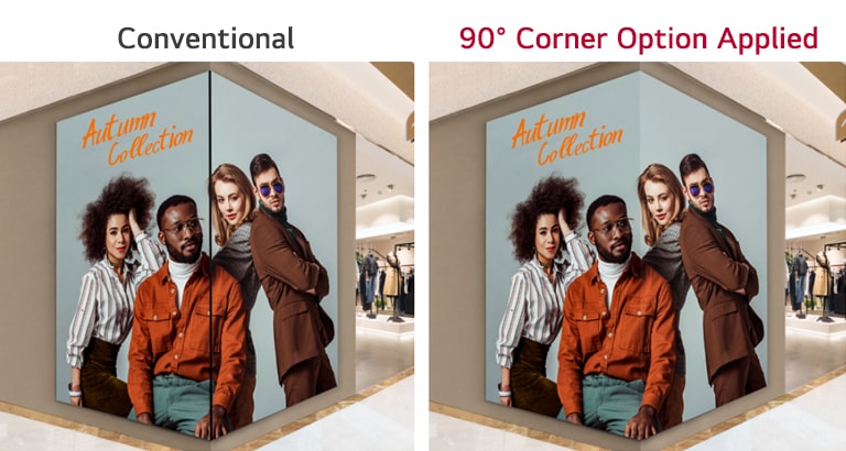 90° Corner Design Available