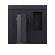 LG 27” UltraGear™ QHD IPS 180Hz (O/C 200Hz) gaming monitor | 1ms (GtG), HDR10, close-up view of ports, 27GS75Q-B, thumbnail 8