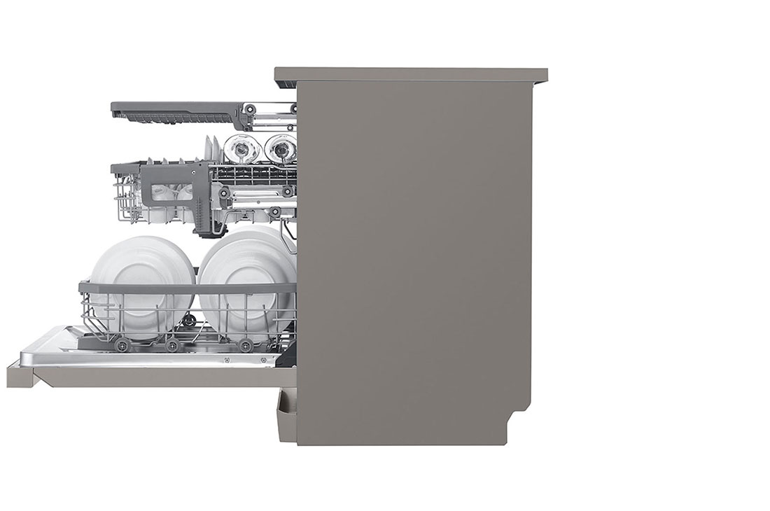 LG Front Control Smart Wi-fi Enabled Dishwasher with QuadWash™ and TrueSteam®, DFB425FP, thumbnail 10