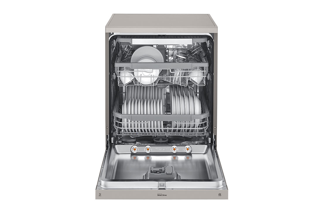 LG Front Control Smart Wi-fi Enabled Dishwasher with QuadWash™ and TrueSteam®, DFB425FP, thumbnail 3