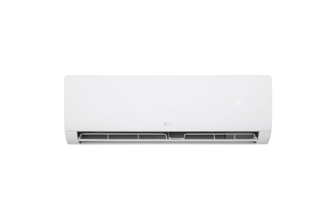 LG 12,000 BTU, Single Split Air Conditioner, Front view of an air conditioner with the vane slightly open, S3-W12TZXAA, thumbnail 2