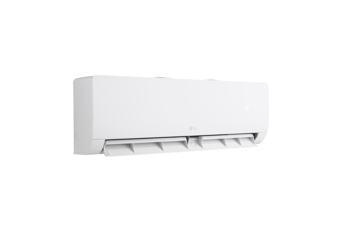 LG 12,000 BTU, Single Split Air Conditioner, Right-angle view of an air conditioner with the vane fully open, S3-W12TZXAA, thumbnail 12