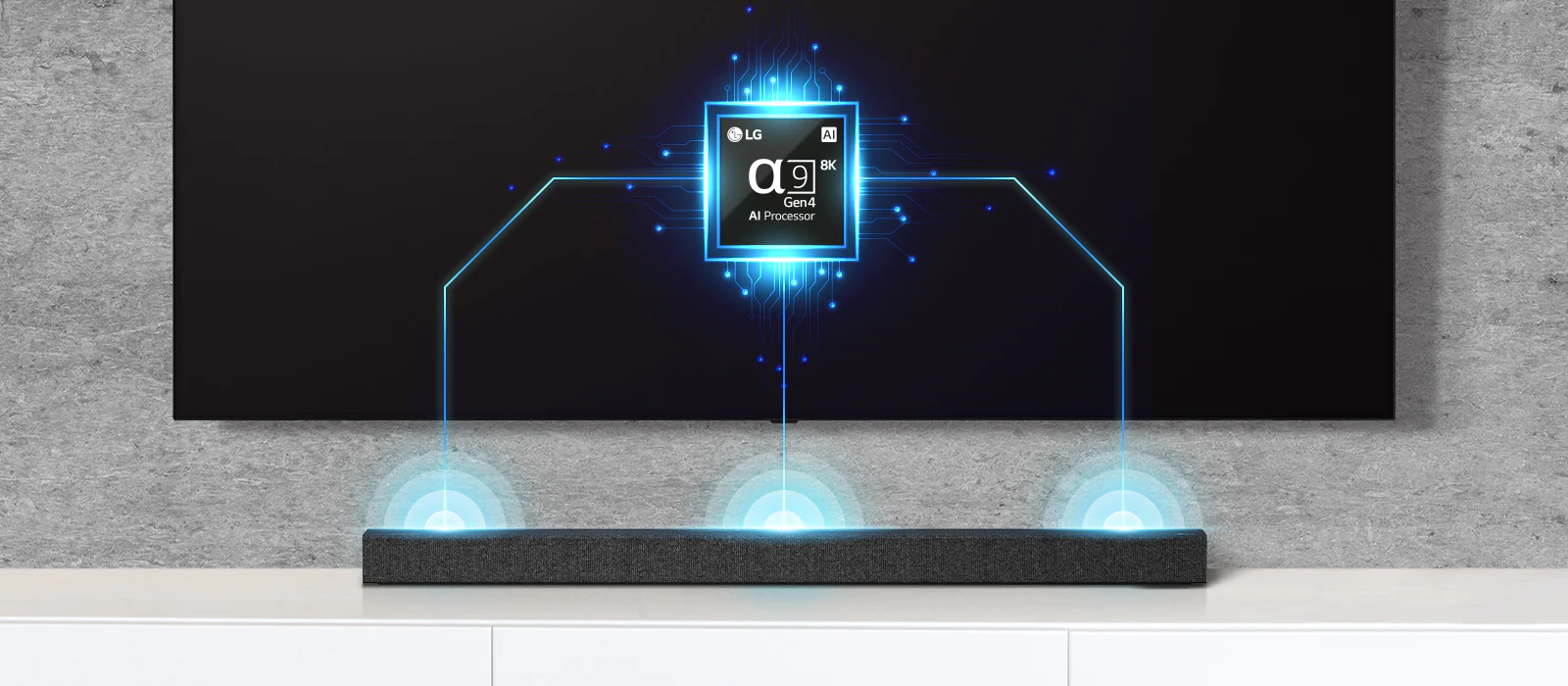 Upgrade Your Sound bar with LG’s AI Processor1