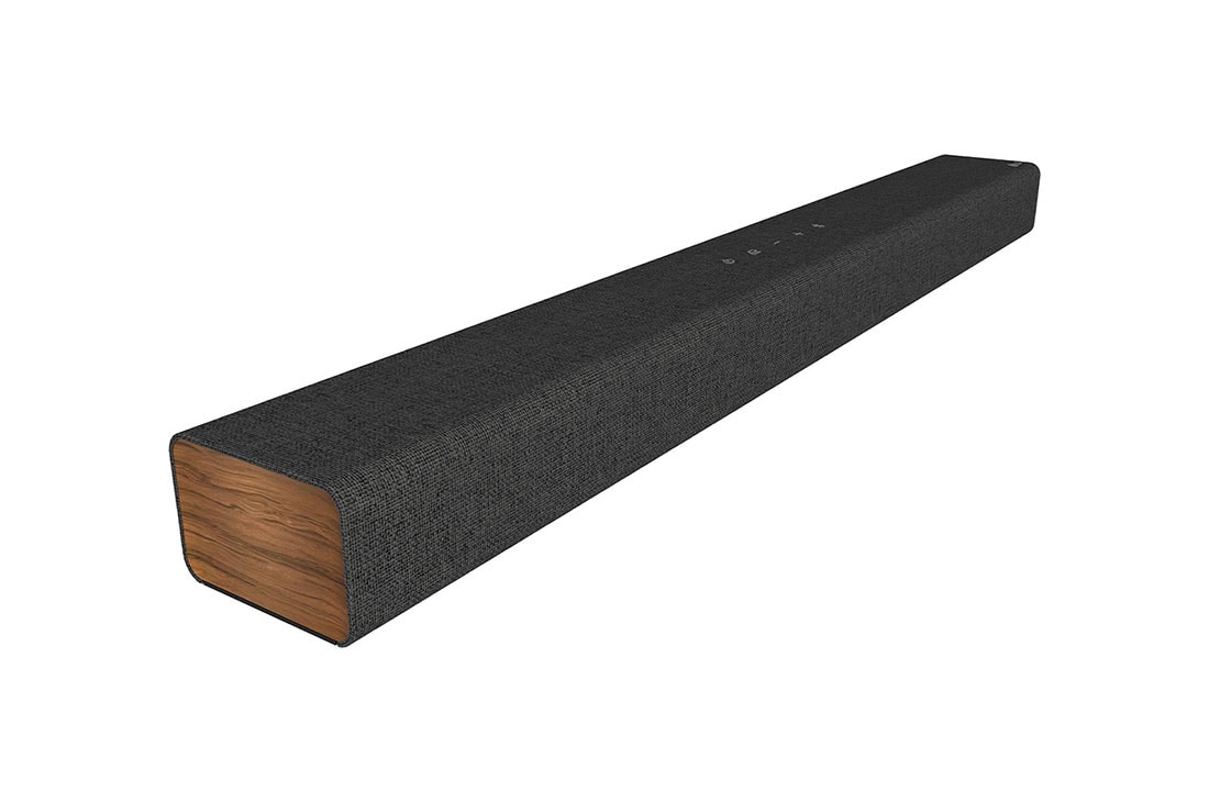 LG SP2 2.1 Ch Sound Bar, LG SP2 2.1 Channel Sound Bar with Built-In Subwoofer, diagonal view with the left side forward, SP2, SP2, thumbnail 5