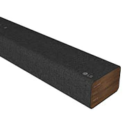 LG SP2 2.1 Ch Sound Bar, LG SP2 2.1 Channel Sound Bar with Built-In Subwoofer, close-up view of right side, SP2, SP2, thumbnail 8